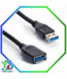 CABLE USB 3,0 AM/AF 96B NEGRO 10MTS.